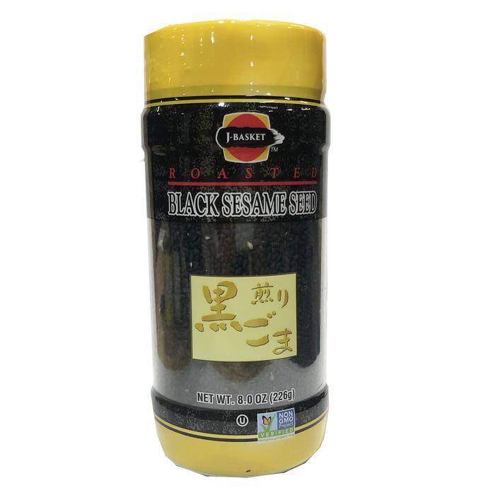 JBASKET Roasted Black Sesame Seed 8 Oz