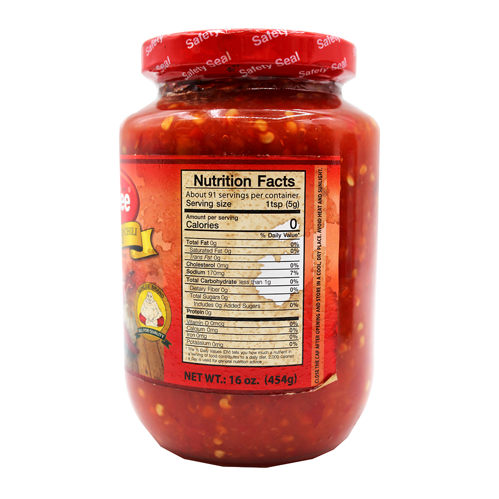 SUNLEE Grounded Red Chili With Garlic In Brine 16 OZ