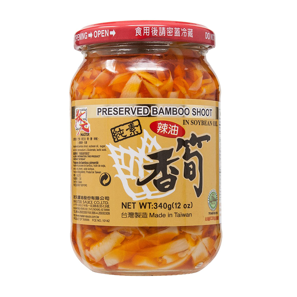 MASTER Bamboo Shoot in Chili Soybean Oil 12 OZ