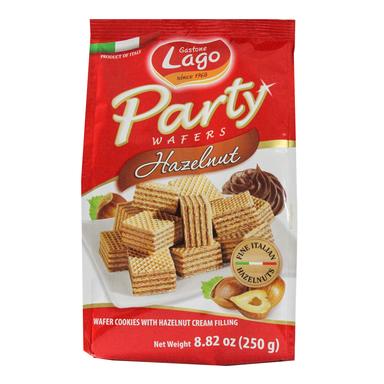 GASTONE LAGO Party Wafers Hazelnut 8.82 Oz