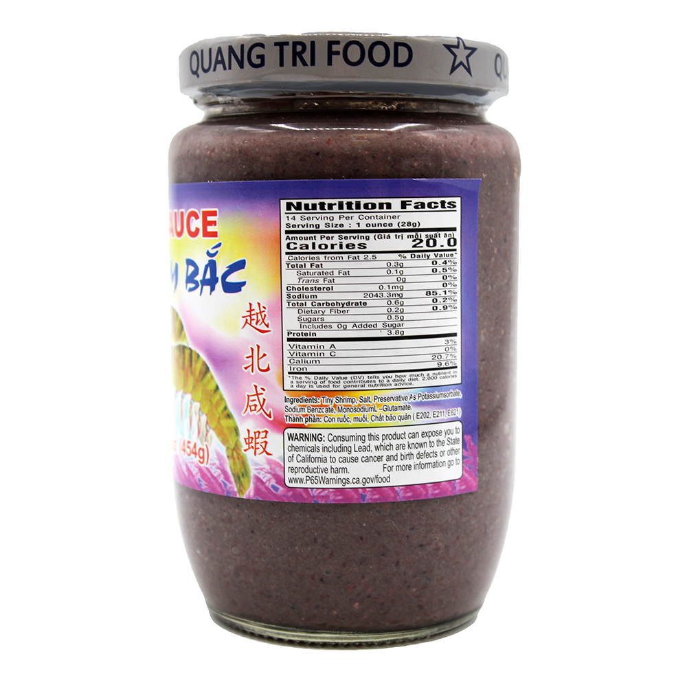 QUANG TRI Shrimp Salted Paste / Mam Tom Bac 16 OZ