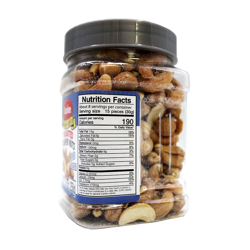 SUNLEE Roasted Cashew Nuts Whole & Salted 8.8 OZ