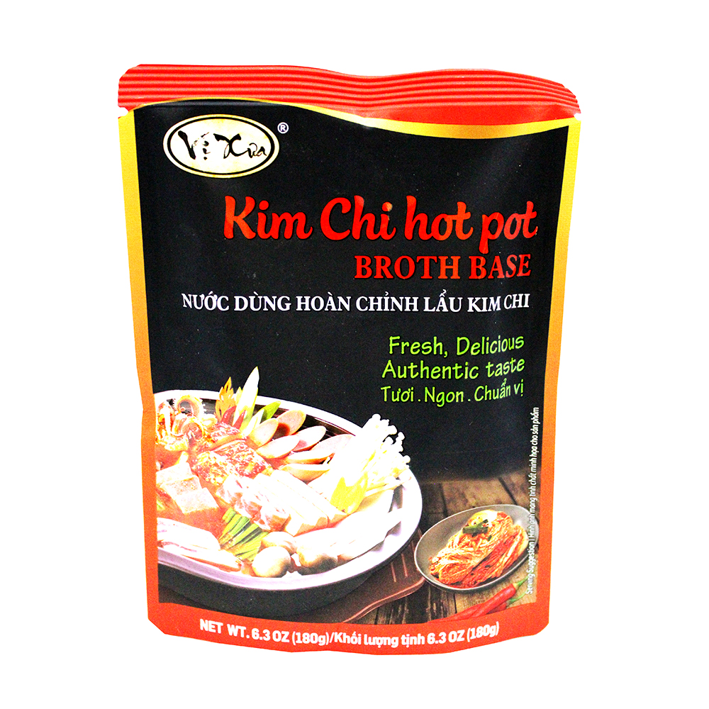 VI XUA Kim Chi Hot Pot Broth Base / Nuoc Dung Hoan Chinh Lau Kim Chi 6.3 OZ