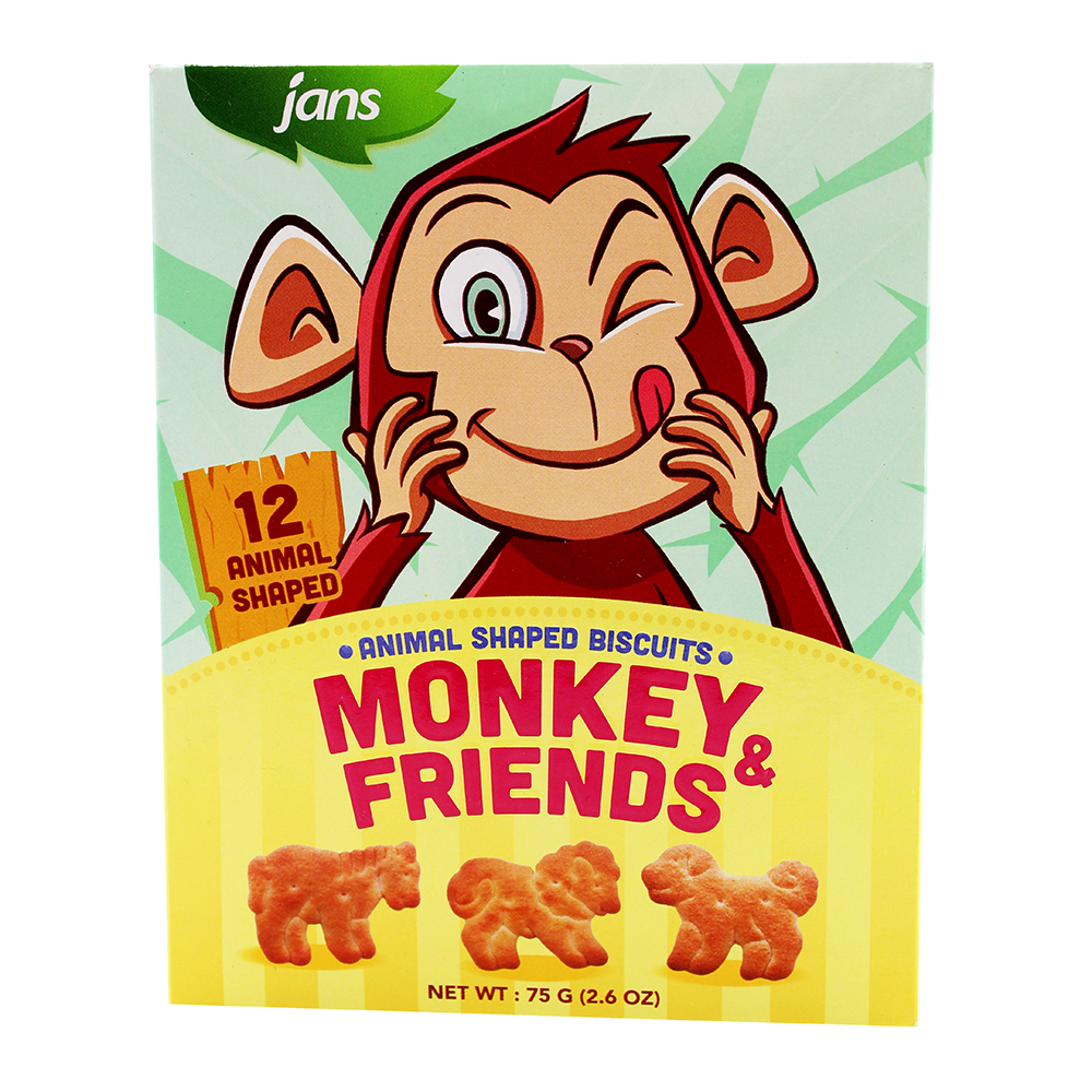 JANS Monkey & Friend Biscuit Original 75 GR