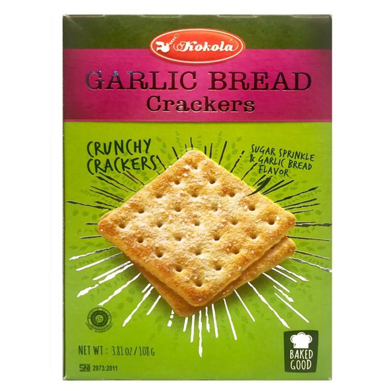 KOKOLA Garlic Bread Crackers 3.81 OZ