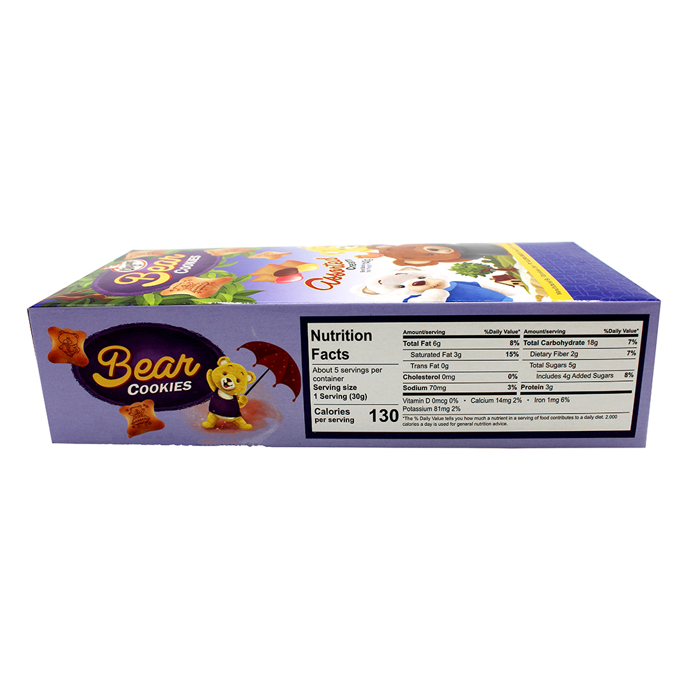 OLEGAMO Bear Cookies Assorted Cream 140 Gr