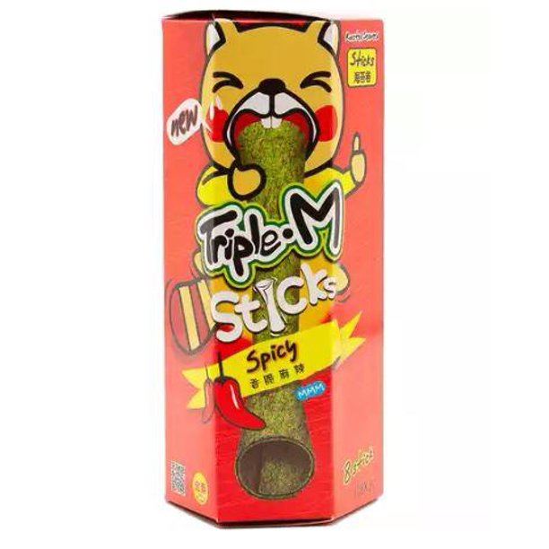 TRIPLE. M Roasted Seaweed Stick Spicy 24 G