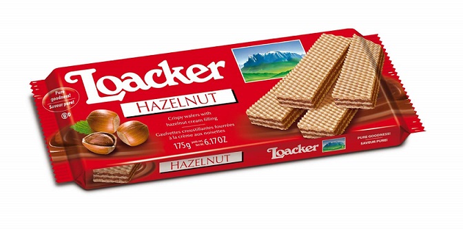 LOACKER Hazelnut crispy Wafers With Hazelnut Cream Filling 6.17 OZ