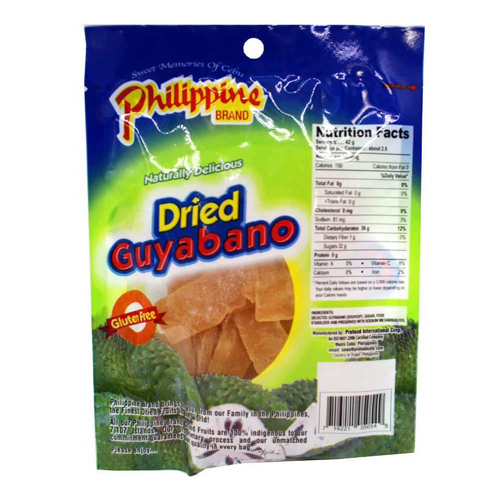 PHILIPPINE Dried Guyabano 3.5 OZ