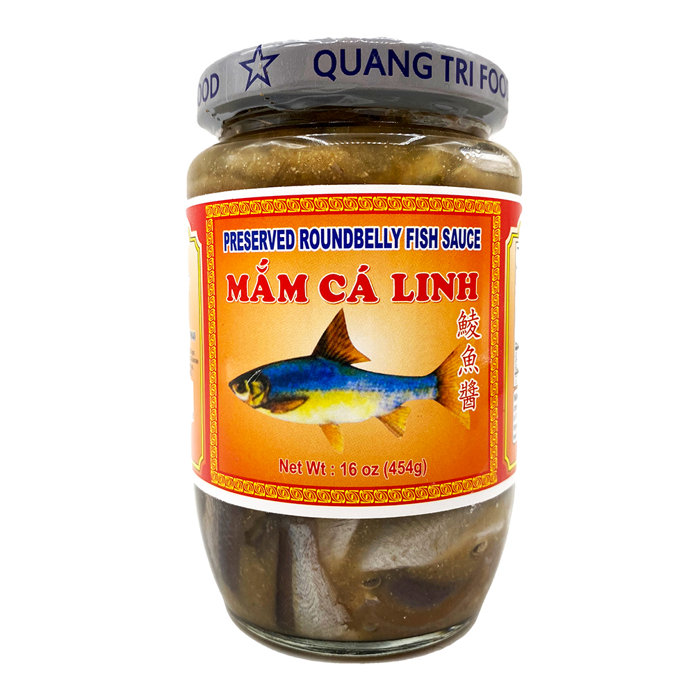 QUANG TRI Preserved Roundbelly Fish Sauce / Mam Ca Linh 16 Oz