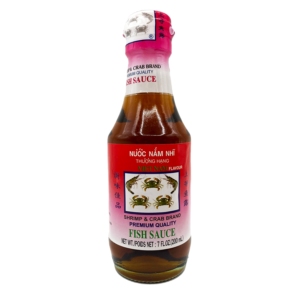 SHRIMP & CRAB Fish Sauce / Nuoc Mam Nhi Thuong Hang 7 OZ