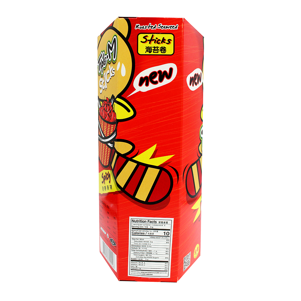 TRIPLE. M Roasted Seaweed Stick Spicy 24 G