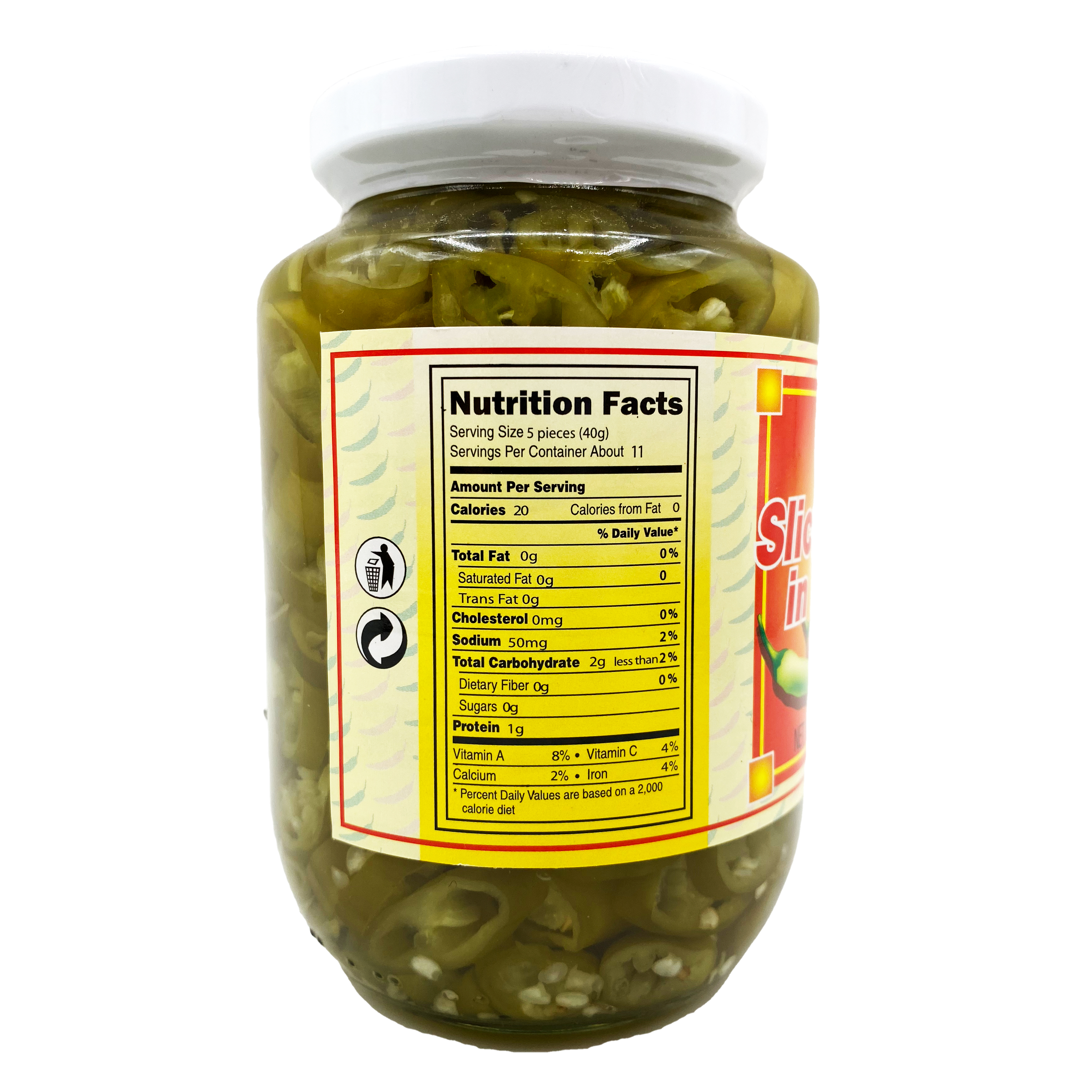 FIRST WORLD Sliced Chili in Vinegar 16 OZ