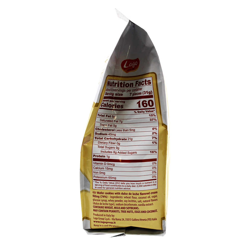 GASTONE LAGO Party Wafers Dulce De Leche 8.82 OZ