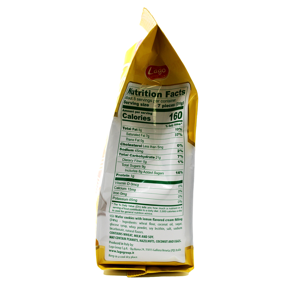 GASTONE LAGO Party Wafers Lemon 8.82 OZ