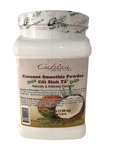 CAFVINA Coconut Smoothie Powder / Cot Sinh To Dua 3.5 Lb