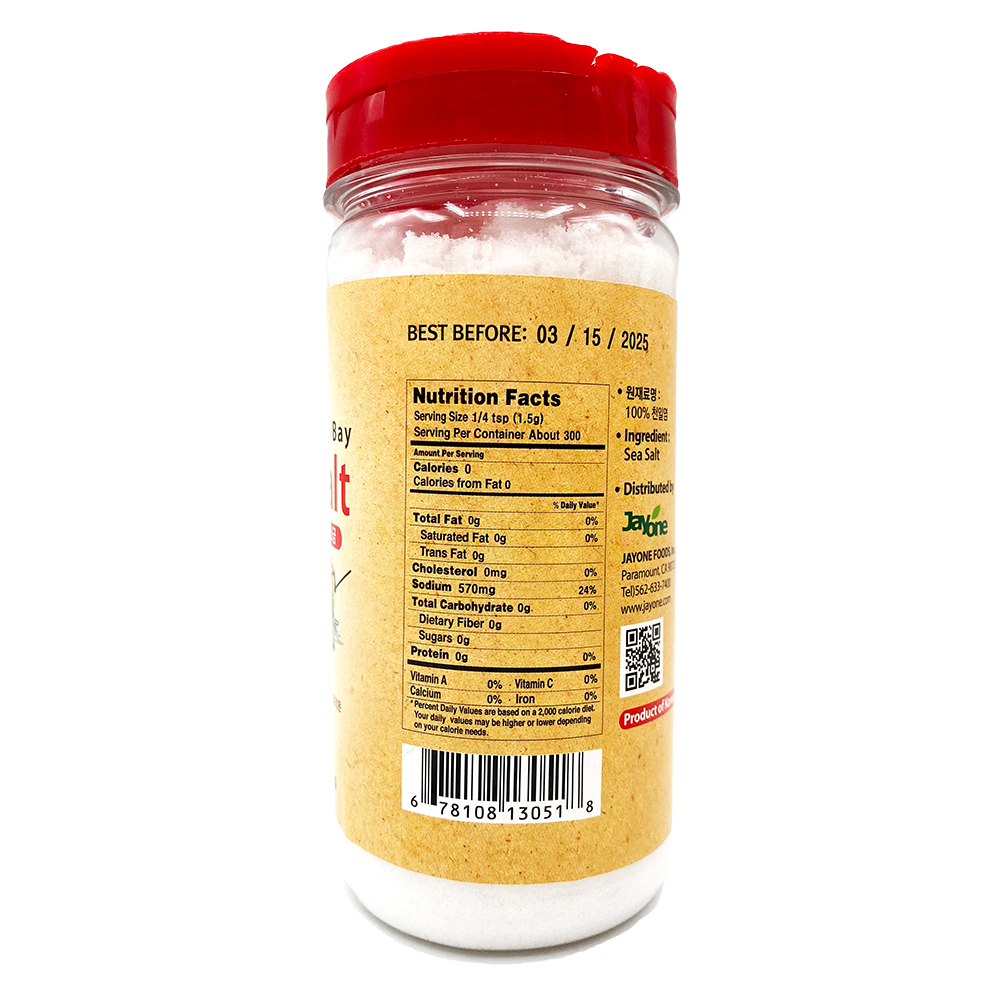 JAYONE Sea Salt Extra Fine Salt 15.8 OZ