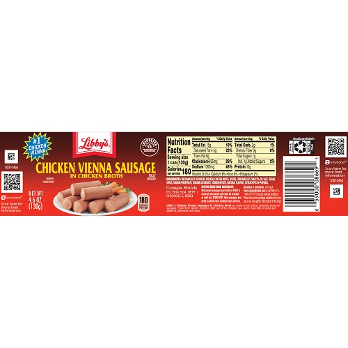 LIBBY'S Chicken Vienna Sausage 4.6 OZ