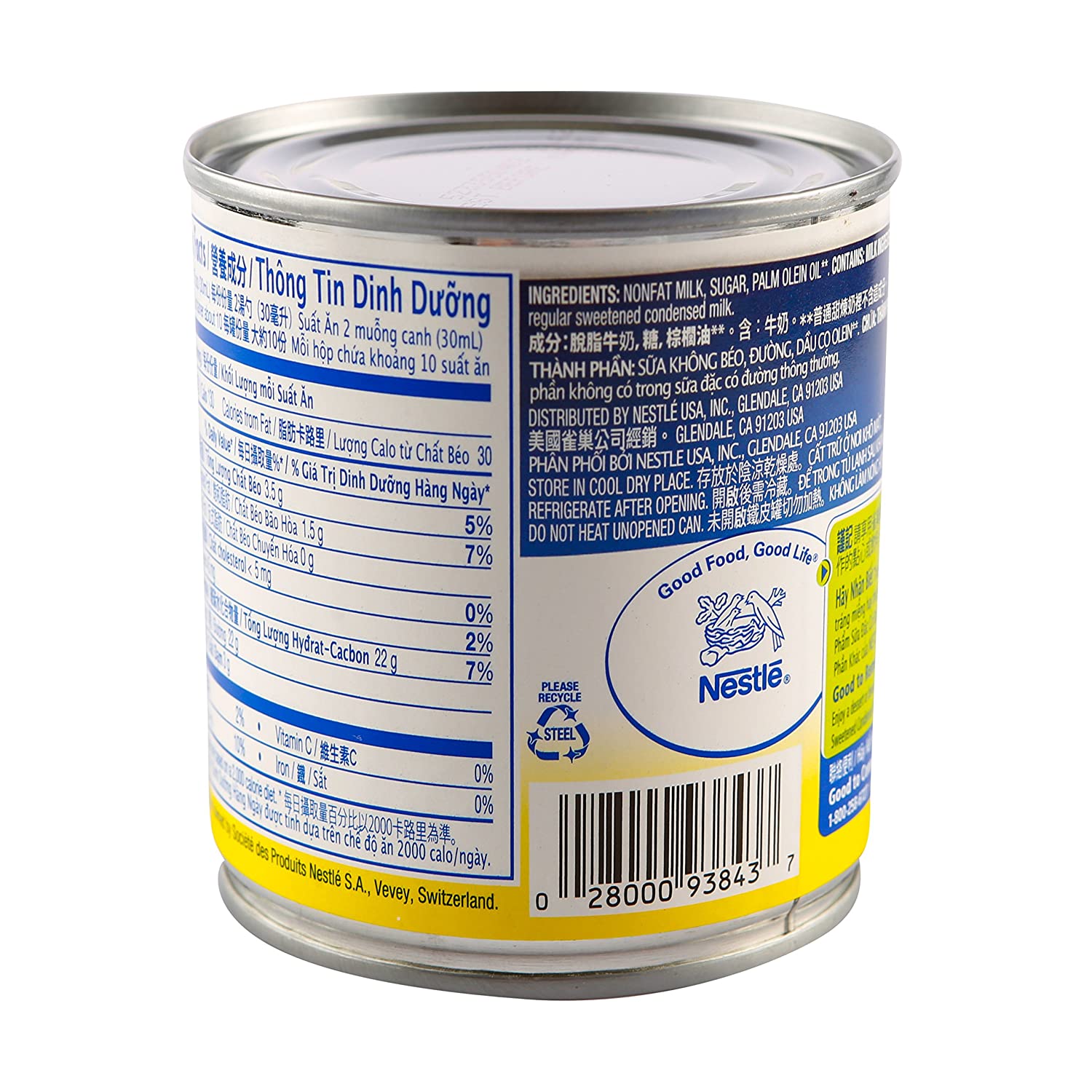 NESTLE Sweetened Condensed Filled Dairy Product / San Pham Sua Dac Co Duong Va Ca Thanh Phan Khac 14 OZ