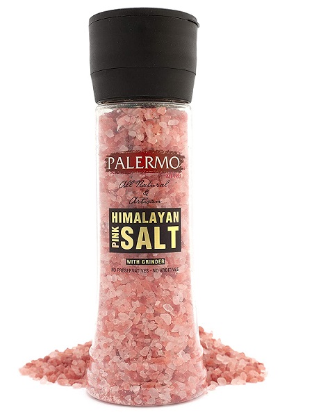 PALERMO Himalayan Pink Salt With Grinder 12.9 OZ