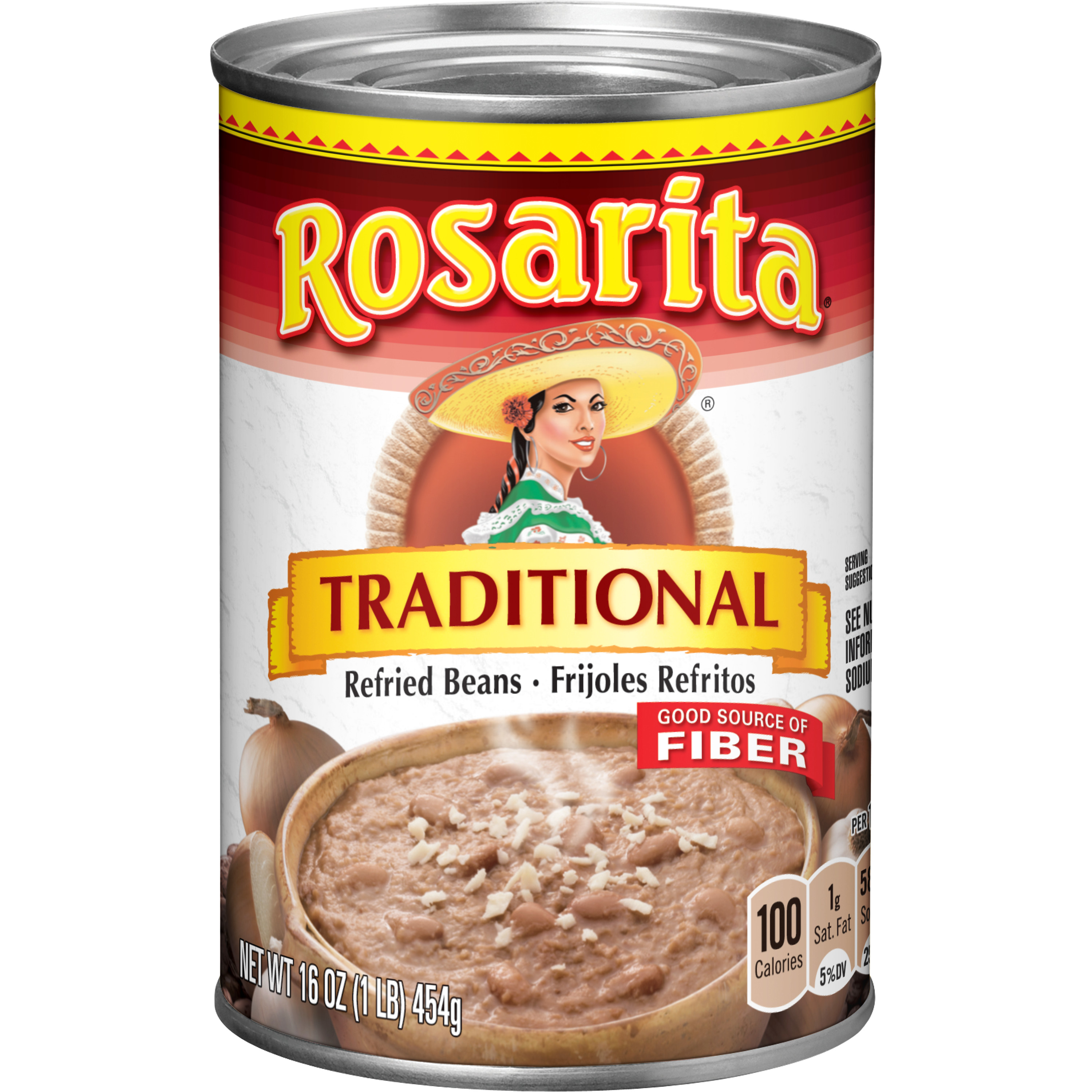 ROSARITA Traditional Refried Beans 16 OZ