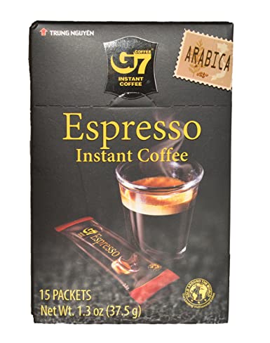 G7 Espresso Instant Coffee Arabica Flavor 1.3 OZ