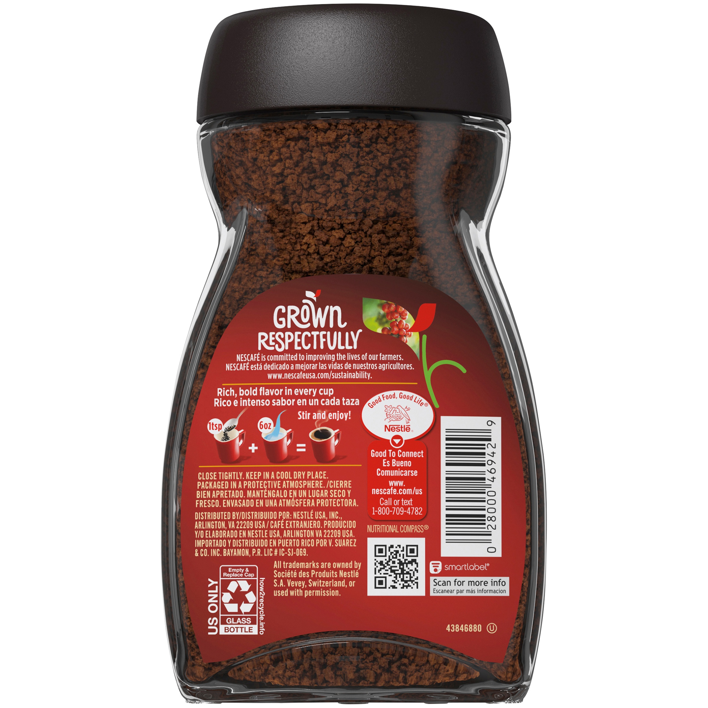 NESCAFE Clasico Dark Roast Instant Coffee 3.5 OZ