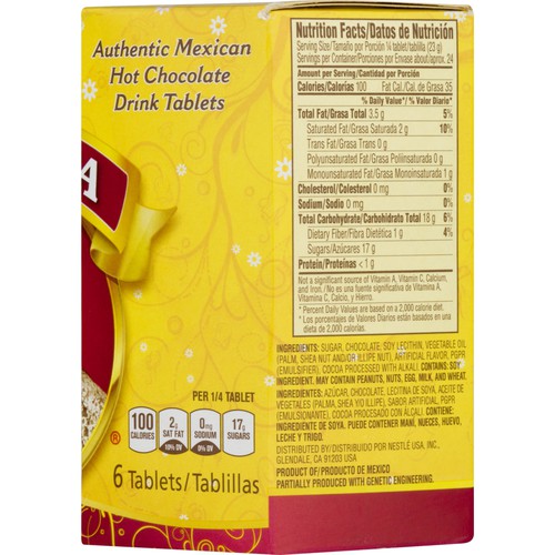 NESTLE Authentic Mexican Hot Chocolate Drink Tablets 19 Oz