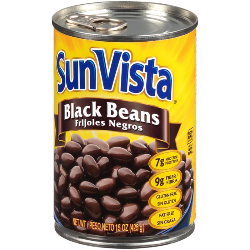 SUN VISTA Black Beans 15 OZ