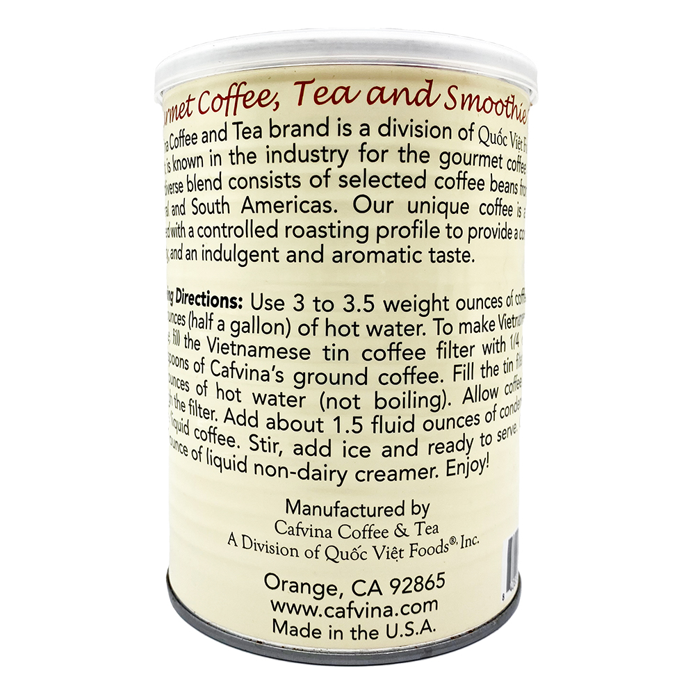 CAFVINA French Roast Ground Coffee 12 OZ