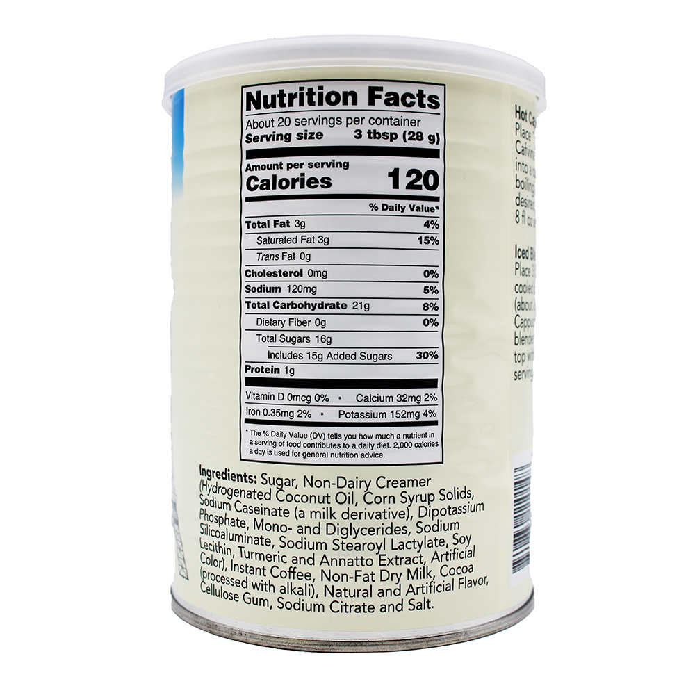 CAFVINA Instant French Vanilla Cappuccino Mix 566 G