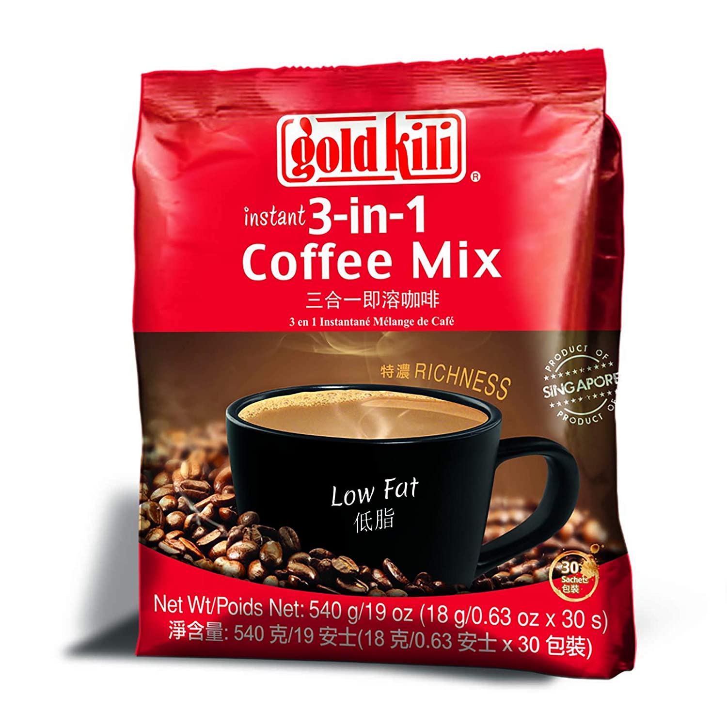 GOLD KILI 3 in 1 Coffee Mix 19 OZ