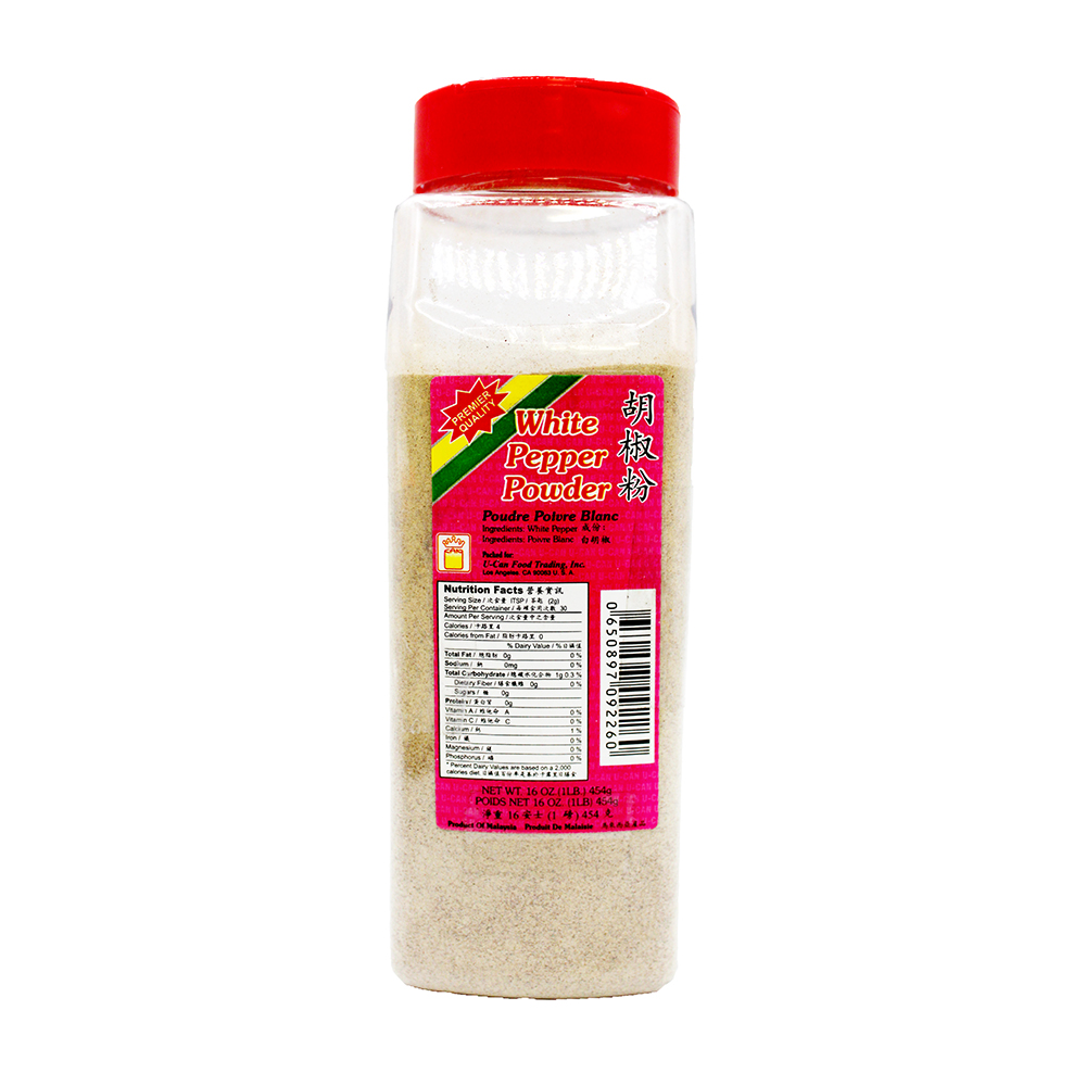 UCAN White Pepper Powder 16 OZ