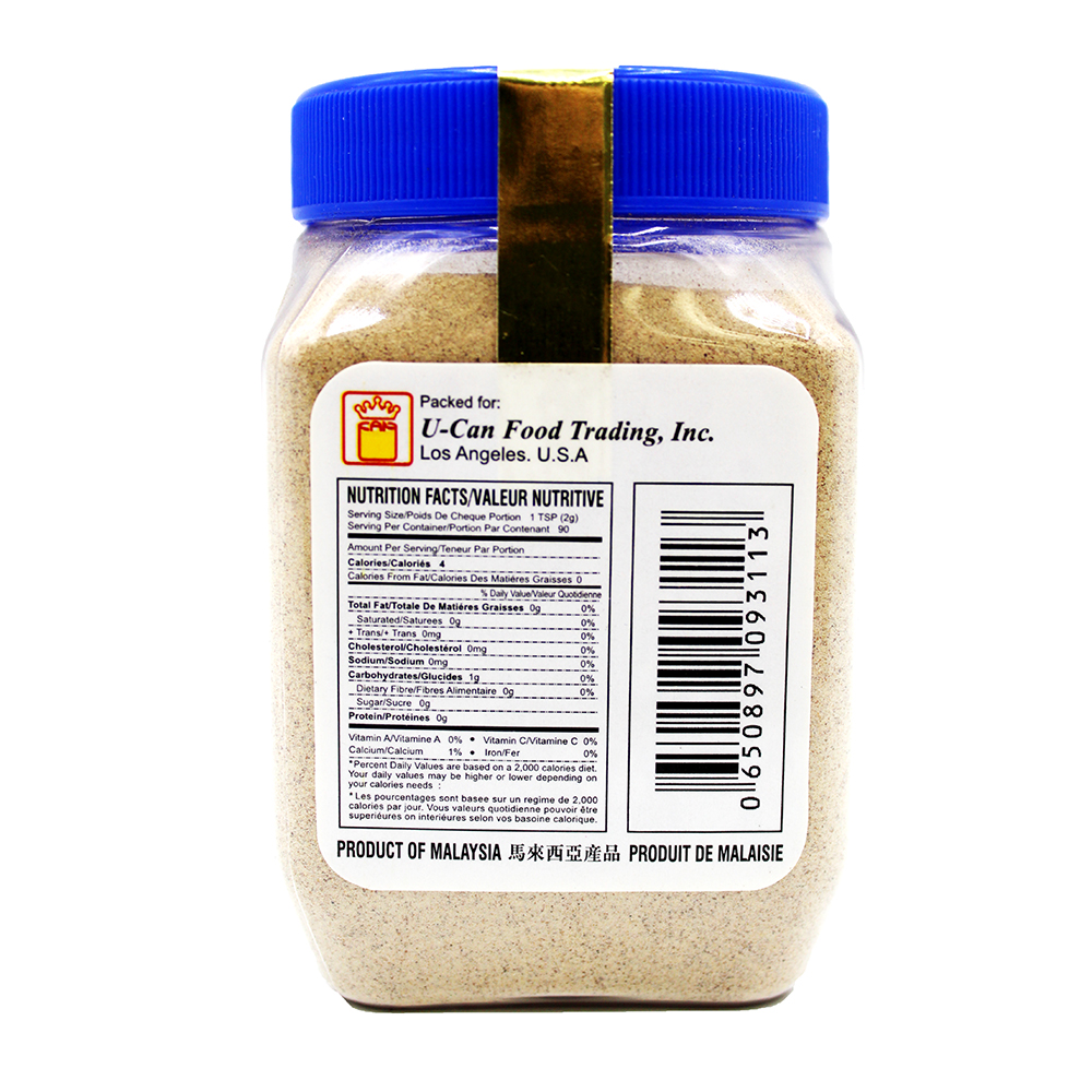 UCAN White Pepper Powder 6.35 OZ