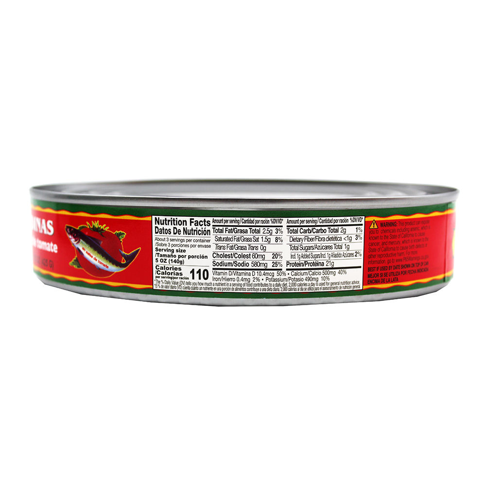 FLOWER Sardines in Tomato Sauce 15 oz