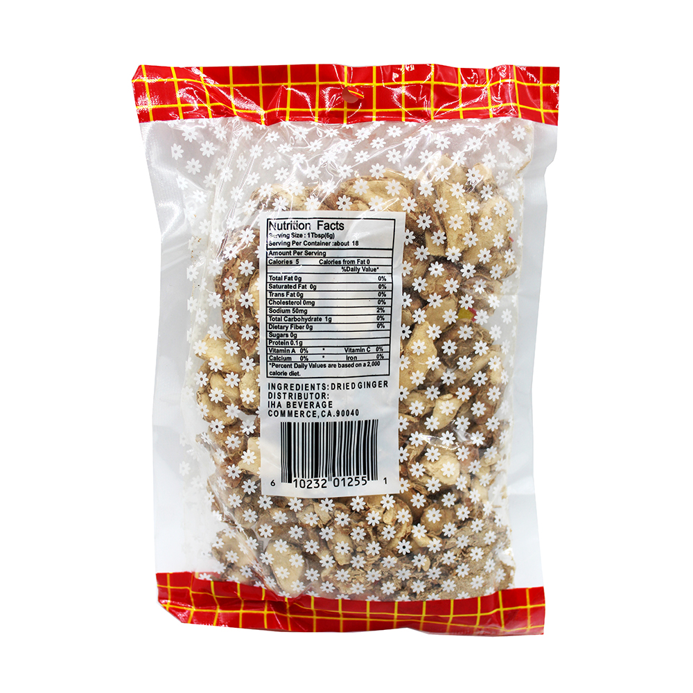 SUPER Dried Ginger Slice / Gung Kho 4 OZ