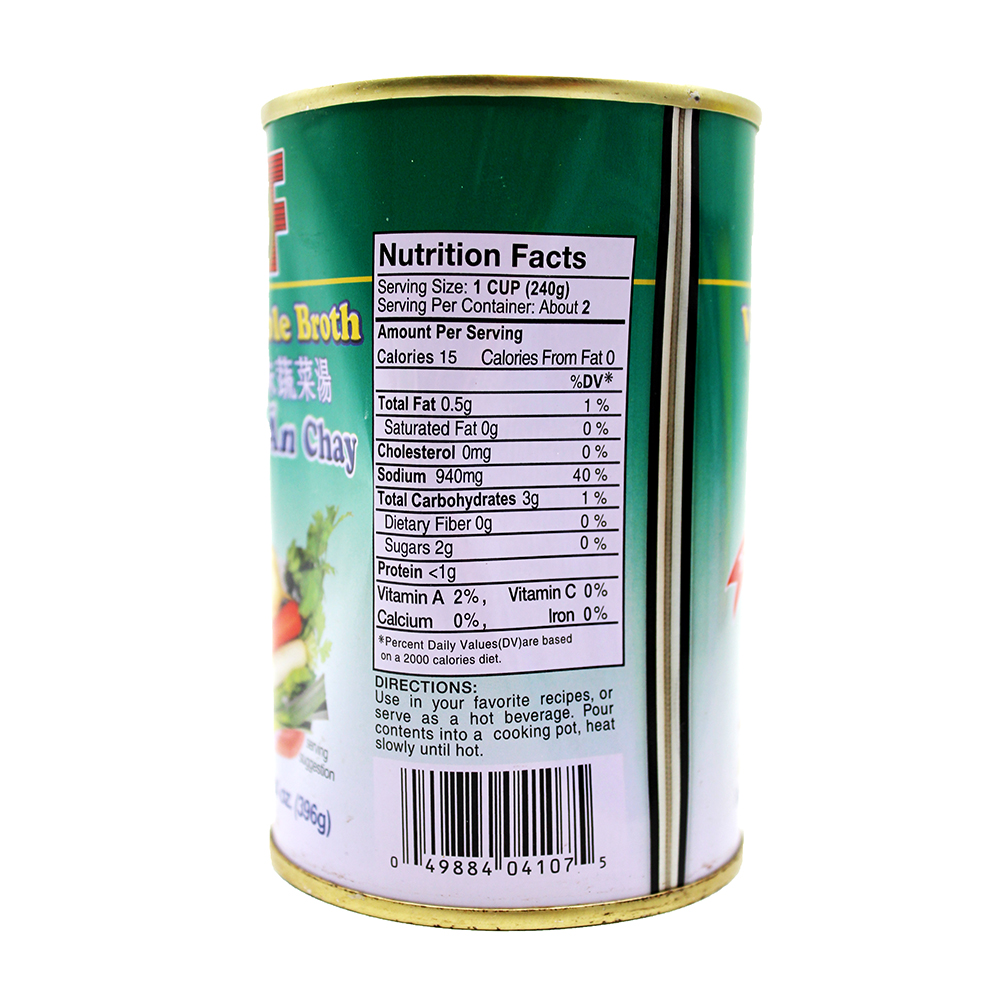 1ST OF Vegetable Broth 14 OZ
