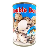 DOUBLE DOVE Whole Quail Eggs In Can 15 Oz