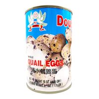 DOUBLE DOVE Whole Quail Eggs In Can 15 Oz