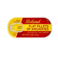 ROLAND Flat Fillets Of Anchovies In Olive Oil / 2 OZ