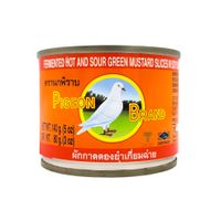 PIGEON BRAND Fermented Hot And Sour Green Mustard Slices In Soy Sauce 5 OZ