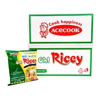 ACECOOK OH! RICEY Spareribs Flavor Rice Noodles / Hu Tieu Suon Non 24 Bags X 2.47 OZ