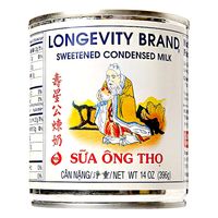 LONGEVITY Sweetened Condensed Milk / Sua Dac Ong Tho 14 OZ